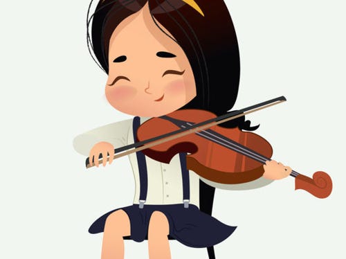 What's happening in Yumcha Mama's World. My little girl is learning Suzuki violin and is continuing her studies of Chinese Mandarin online.