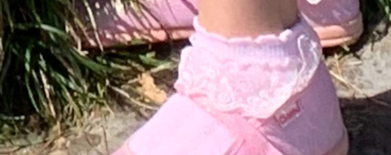 Comfy shoes that are pretty yet practical.