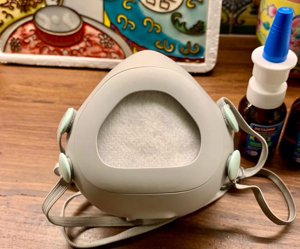 Keeping my daughter safe from COVID - the Flo Mask.